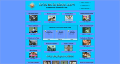 Desktop Screenshot of fotosenlaplaya.com