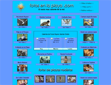 Tablet Screenshot of fotosenlaplaya.com